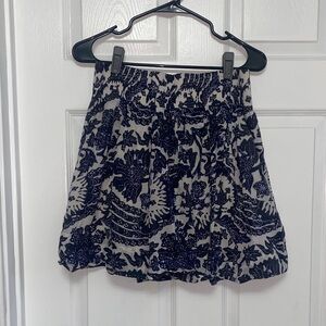 Banana Republic Floral Print Mini Skirt